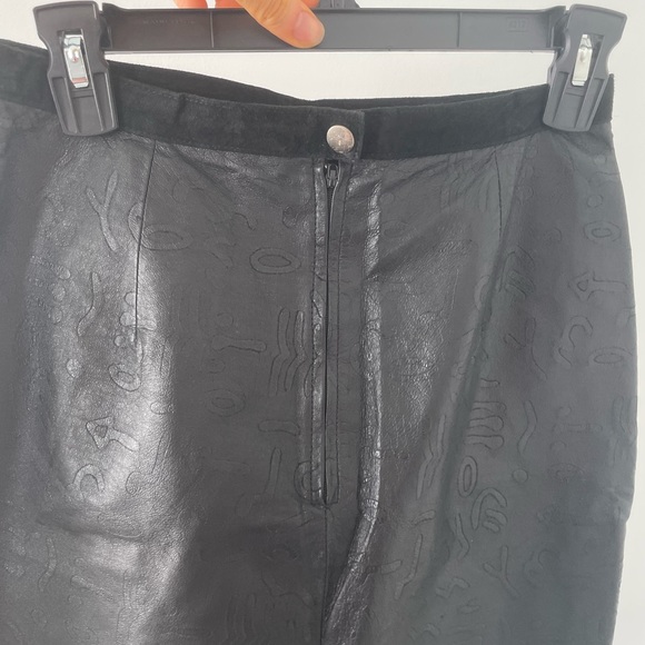 Real leather skirt - Picture 2 of 4